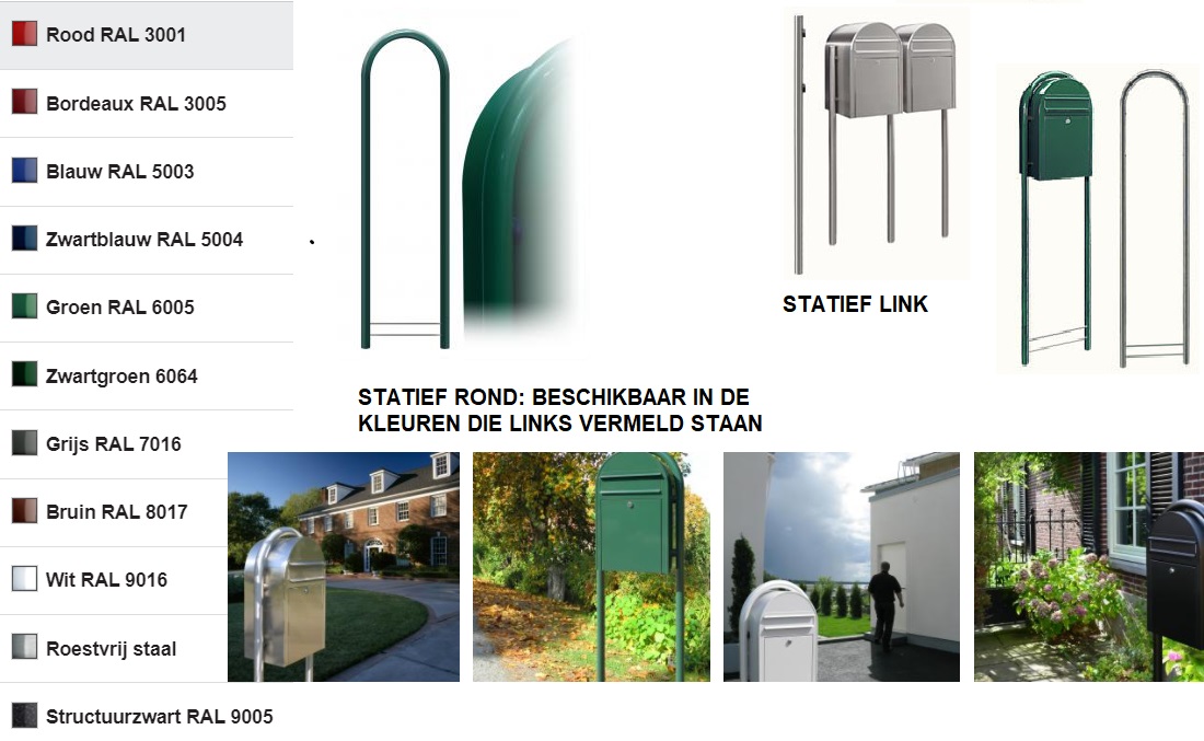 Statief rond donkergroen